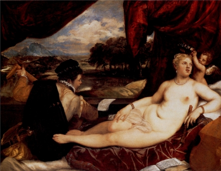 Van Dyck’s Titian and His Mistress (1630’s) - Image Gallery